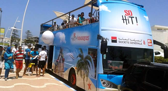 Bus panoramique à deux etages